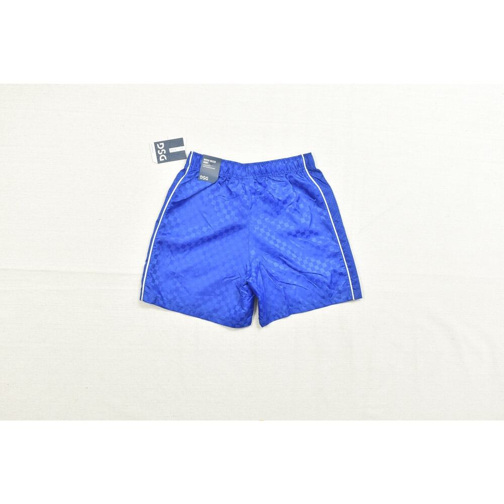 DSG Boys' L Woven Soccer Short Team Royal Blue Geometric Regular Size L NEW - Picture 2 of 8